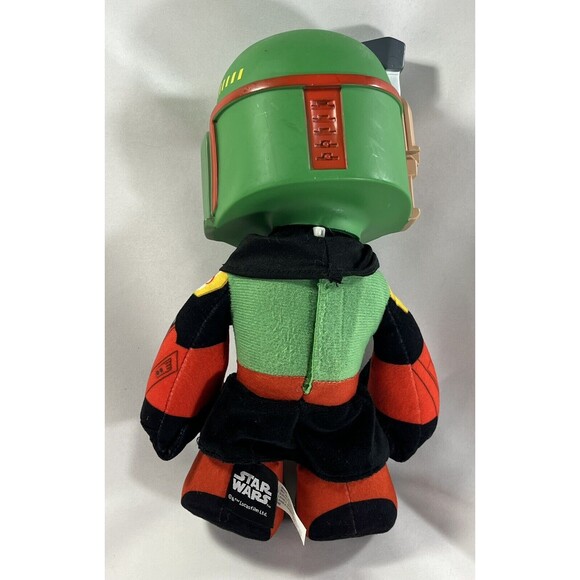 Star Wars Rocket Launching Boba Fett Feature Plush 12" Tall Figure - Picture 8 of 14